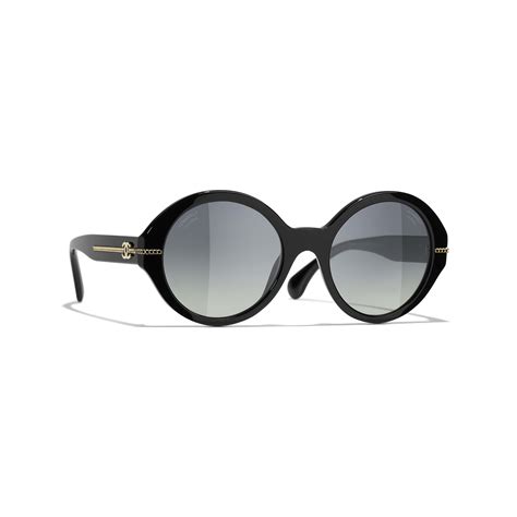 chanel round sunglasses